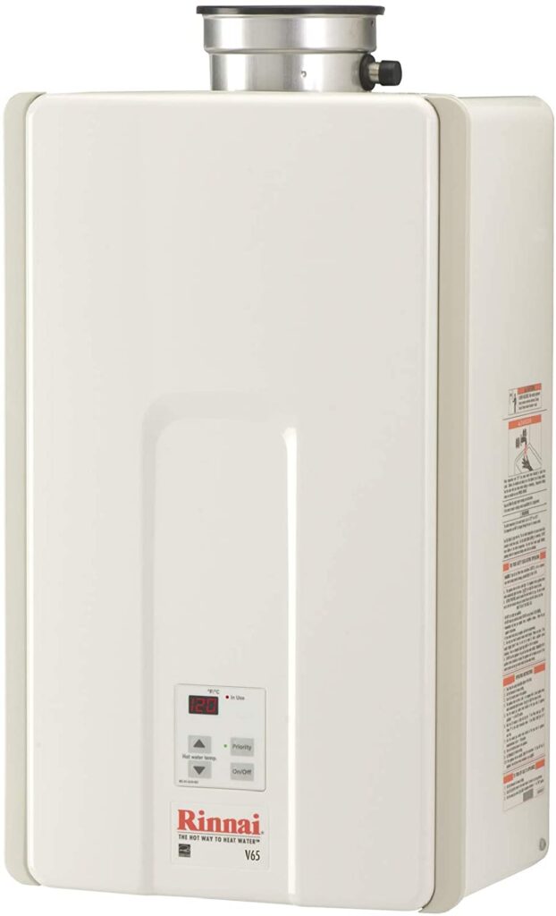 Rinnai V65IP Indoor Propane Tankless Water Heater