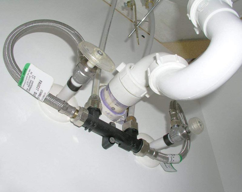 Undersink hot water recirculating pump