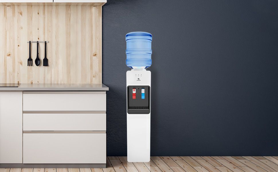 Water cooler dispenser guide