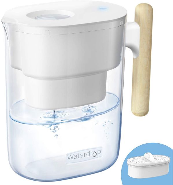 Waterdrop WD-PT-04W 10-Cup Water Filter Pitcher